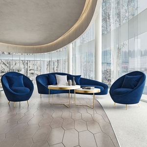 Bắc Âu hiện đại đơn giản đi văng phong cách phòng khách nghệ thuật tinh tế nhung sofa đặt đồ nội thất - Product Image 3