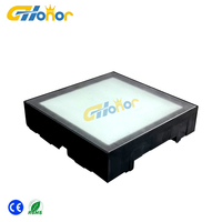 Parc de trampoline personnalisé Jeu de sol actif interactif intérieur avec grille de saut à LED pour enfants et adultes