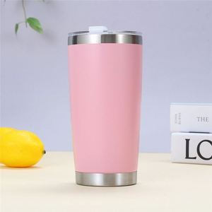 Purple Tumbler Standard Stainless Steel Insulated Double Wall Vacuum Powder Coated Matte Leak Proof <b>Cup</b> Tumble ASM25 - Product Image 5