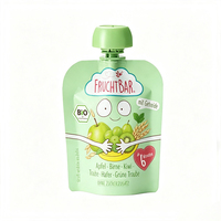 Lekvrije, matte afwerking, opstaande bodem, op maat gemaakte pouches met tuitje voor babyvoeding, fruit sap, mylar zakken (lage minimale bestelhoeveelheid)