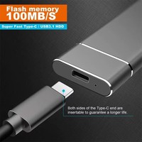Disques Durs Externes Portables Haute Vitesse pour Ordinateurs Portables 1 To à 16 To Interface USB 3.1 M.2 Nouveau SSD 120 Go 8 To