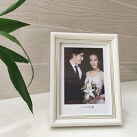 Cadre photo multicolore de style européen pour table ou bureau, 4x6, 5x7, 6x8, 8x10, A4, avec passe-partout blanc, pour affichage, décoration de mariage, ornement