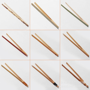 Pinzas de bambú para té, accesorios para la ceremonia del té, té Kung Fu, Seis Caballeros (ceremonia del té), Xiangfei (ceremonia del té), envoltura - Product Image 1