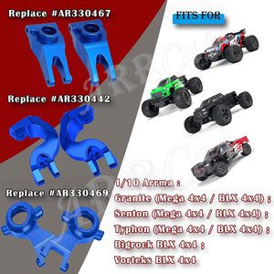 <span class=keywords><strong>Arrma</strong></span> 1/10 Senton <span class=keywords><strong>Granite</strong></span> Typhon BigRock RC Camion En Aluminium Bloc De Direction Avant Roulette Moyeu Arrière Roulements À Billes En Métal Pièce De Mise À Niveau - Product Image 6