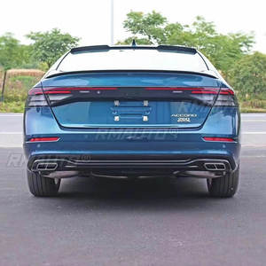 Accessoires automobiles compatibles avec Honda Accord Berline 2023 2024, toute nouvelle 11ème génération, Aileron de coffre arrière en fibre de carbone noire ABS - Product Image 6