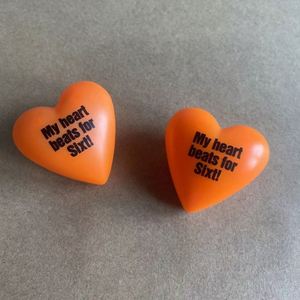 Custom Wholesale 2024 Red Heart Shaped LED <b>Badge</b> for Party Decoration with Pin - Product Image 3