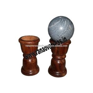 Soportes de madera tallados a mano para esferas de cristal, bola de cristal, GEMA, roca - Product Image 1