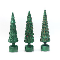 Décoration de Noël : Petit sapin de Noël moderne, meilleur décor de table, sapin en forme de cône