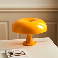 Lampe de table champignon rechargeable Nordic Cream, LED sans fil, à intensité variable, fonctionnant sur batterie, commande tactile, pour la décoration de la chambre à coucher et du salon