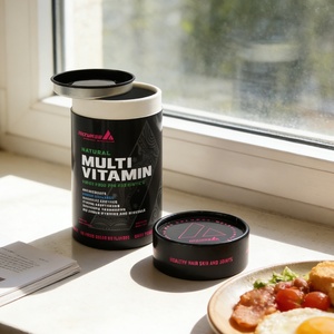 Food Grade Paper Tube Packaging with Aluminum Foil and Iron Lid for Protein Powder Packaging and Fitness Supplements Packaging - Product Image 5