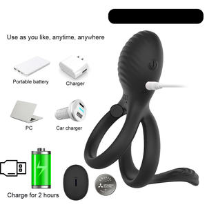 Amazon <span class=keywords><strong>Best</strong></span> Verkopende Volwassen Seksspeeltje Voor Prostaat Massager Dtimuleren Vibrator Penis Ring Afstandsbediening Penis Haan Ring - Product Image 4