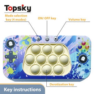 2023 popolare Console di gioco elettronica educativa divertente giocattolo sensoriale da spremere le ragazze che fanno pressione rapida in Silicone per bambini 5-7 anni - Product Image 3