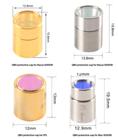 QBH Cristal Windows Fibre Laser Lentille Protection Miroir Or Couleur Fibre Laser Fenêtres De Protection
