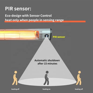 Ch260 6000 Wát ngoài trời nóng cho sử dụng thương mại Wifi kiểm soát cho hội thảo gia súc trang trại lớn không gian làm việc bảo vệ quá nóng - Product Image 3