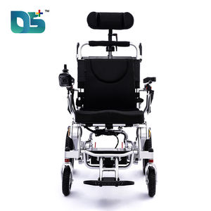 Nueva tendencia, marco de acero al carbono de alta calidad, cómodo reposacabezas, pedales ajustables, silla de ruedas eléctrica alimentada por litio - Product Image 3