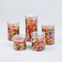 Pot en plastique transparent de qualité alimentaire PET à paroi simple, 150 ml, 190 ml, 5 oz, 6 oz, pour cosmétiques et crèmes, fabriqué en Chine