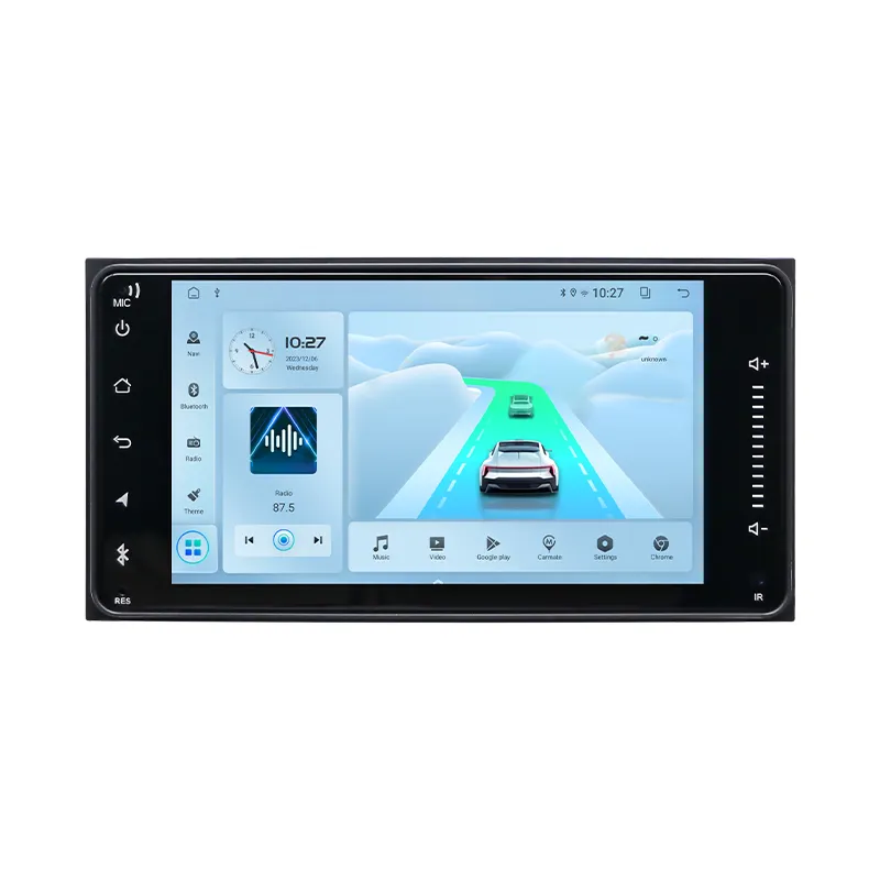 T100 2GB+32GB 7 Inch Double Din Universal Car Radio Support BT Mirror Link WIFI Carplay for Toyota Corolla Auris Vios