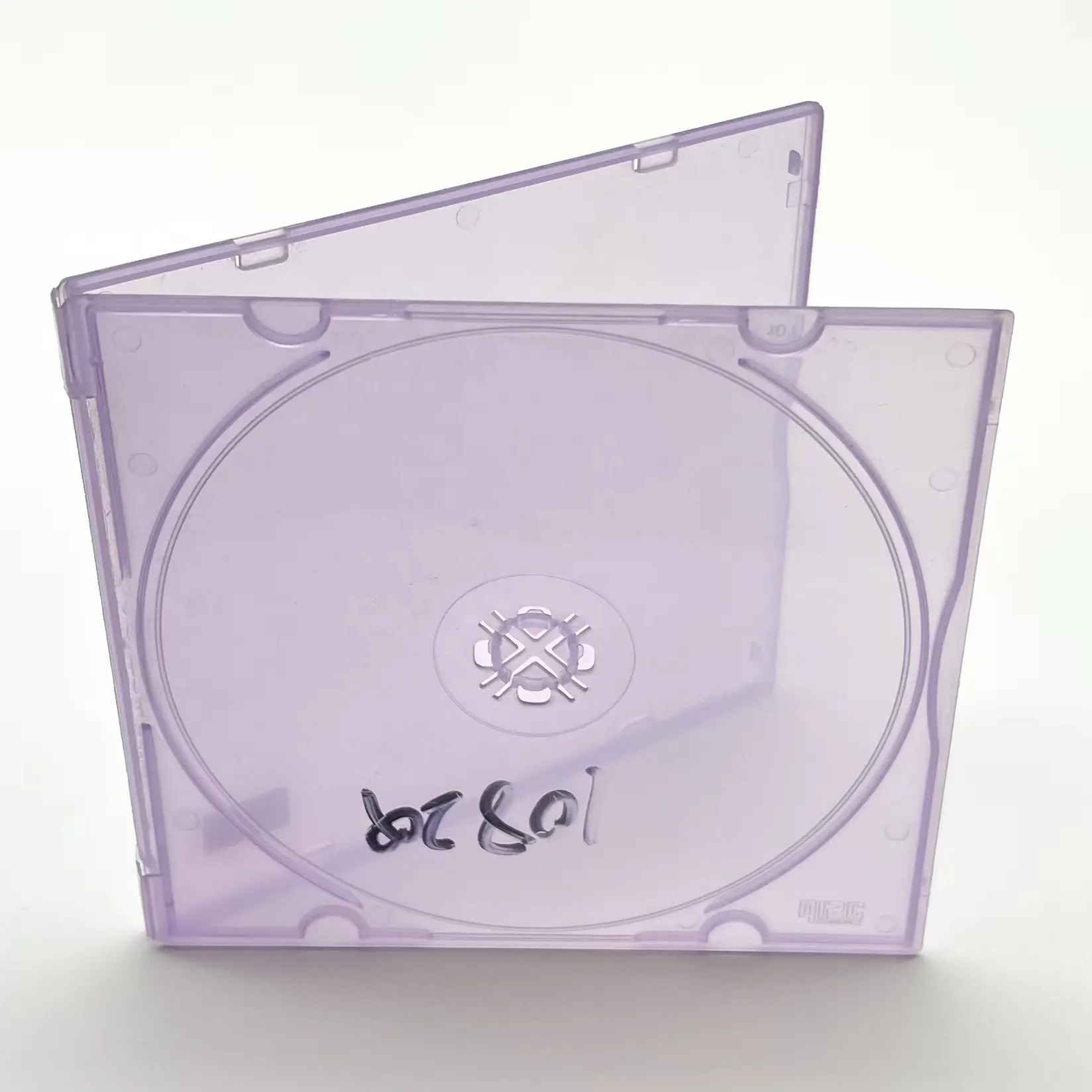 인기있는 초박형 CD 포장 상자 1 디스크 CD 보석 상자 DVD 포장 보호기 플라스틱 케이스