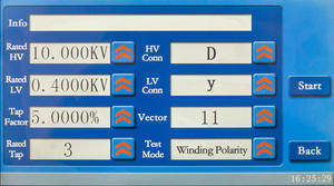 7 polegadas LCD Touch Screen com impressora Power Transformer Turns Ratio <span class=keywords><strong>Tester</strong></span> - Product Image 6