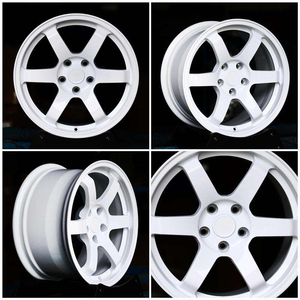 ล้อแม็ก SHIN-551 Luxury White Forged <span class=keywords><strong>TE37</strong></span> ขนาด 17 <span class=keywords><strong>18</strong></span> 19 นิ้ว 5x114.3 JDM สำหรับ S2000 GR86 WRX STI BRZ Suzuki Swift WRX STI BRZ Q50 - Product Image 6