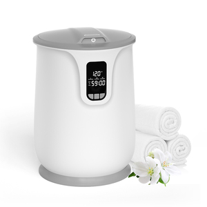 Chauffe-serviettes électrique moderne avec grand écran, impression par transfert d'eau, verrouillage de sécurité enfant, seau chauffant pour serviettes - Product Image 1