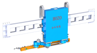 Manipulateur d'estampage multi-stations série HZXM, bras robotisé de 400 kg de charge utile pour l'automatisation des presses fermées