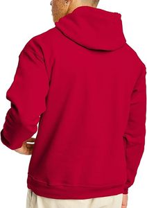 Sudadera con capucha personalizada para hombre, forrada, con estampado de dibujos animados por transferencia térmica, teñida en prenda, de secado rápido, para invierno, con logo personalizado de alta calidad. - Product Image 2