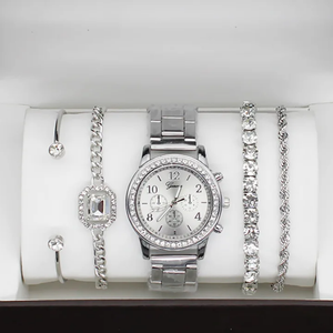 Orologi al Quarzo da <span class=keywords><strong>Donna</strong></span> di Tendenza, con Diamanti Incastonati, in Acciaio Inossidabile da 18mm, Gioielli Casual per Studentesse e Consumatori Transfrontalieri - Product Image 3