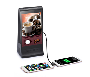 Sistema Android Conexión Wifi Señalización digital de doble cara Radar de movimiento Menú Orden Tableta Mini Pantalla táctil de 8 pulgadas Reproductor de anuncios - Product Image 2