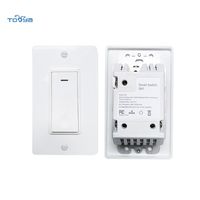 OEM US Smart WiFi Interrupteur tactile mécanique Homekit Tooya Interrupteur du panneau de commande d'éclairage pour Google Alexa Interrupteur de commande sans fil