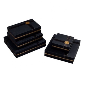 Boîte-cadeau personnalisée vide pour chocolats, <span class=keywords><strong>dragées</strong></span>, bonbons, avec plateau alvéolé et nœud, pour emballage de macarons et de biscuits - Product Image 4