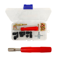 Kit d'outils pour noyau de valve pneumatique 334 pièces, ensemble d'entretien du système pneumatique pour camion, voiture, moto, accessoire d'outil de compresseur d'air