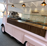 Camion de restauration électrique personnalisé avec équipement de cuisine pour shawarma, idéal pour les services de traiteur mobile et la vente de nourriture de rue