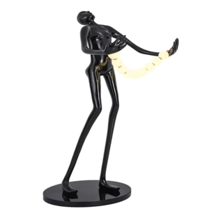 Lampu Patung LED Postmodern dengan Kalung Bola Berkelap-kelip untuk Dekorasi Lampu Lantai di Lobi Hotel dan Aula Pameran - Product Image 6