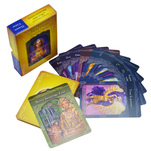 2025 personnalisation complète conception individuelle recto verso épaisseur et rigidité carte de Tarot impression personnalisée cartes de Tarot en feuille d'or - Product Image 1