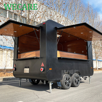 WECARE Remolque De Comida Para Ee Uu Churros Hotdog Chariot De Nourriture Remorque Mobile Café Crème Glacée Fast Food Camion avec Congélateur