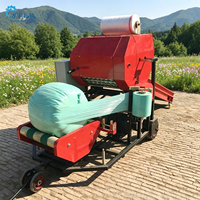 Enrouleur de fourrage humide et sec à alimentation automatique pour ensilage de paille