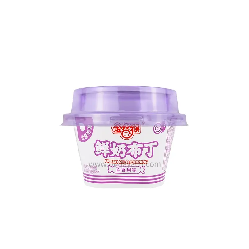 75Ml Injeksi PP Puding Snack Jelly Cup Plastik Sekali Pakai Mini Cangkir Yogurt Beku