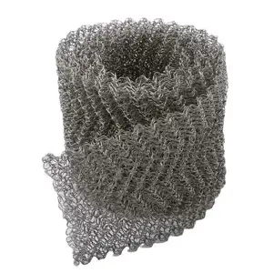 Customized Compress Knitted Stainless Steel Knitted Wire Mesh Detroit Diesel Filter Element