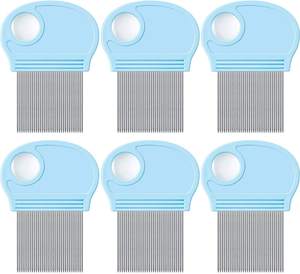 Peine de plástico para pulgas de perro a precio barato, peine de tratamiento de Piojos de acero inoxidable para pelo de mascota con lupa - Product Image 1