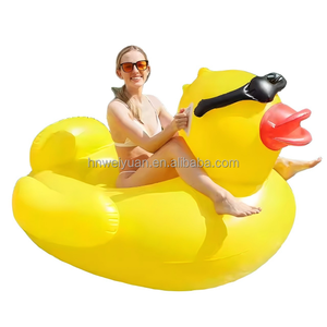 Venta caliente personalizado gran pato amarillo piscina flotador inflable piscina flotador niños inflable natación Ride-ons - Product Image 4