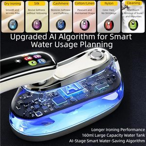 Plancha de Vapor Portátil para Ropa con Pantalla LCD, Seis Velocidades, 1300W, Tanque de Agua de 160ml, para Hogar y Hotel - Product Image 5