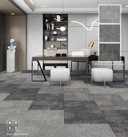 Carrelage de Moquette en Polypropylène Ignifuge Commercial Décoratif 67*67cm Moquette de Salon