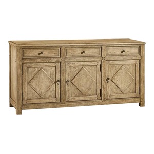 Aparador de madera maciza de estilo de mediados de siglo de Venta caliente más nuevo con gabinete de almacenamiento de talla artesanal para sala de estar - Product Image 3