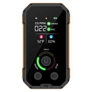 5-in-1-Plug-In Kohlen monoxid Gas Rauch temperatur Feuchtigkeit detektoren Batterie Backup für Home RV Apartment-Persönliche Alarme für die Sicherheit - Product Image 5