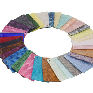 도매 진주 조개 아크릴 시트 3mm 맞춤형 아름다운 DIY 수공예 장식 흰색 커팅 서비스 13가지 색상 - Product Image 5