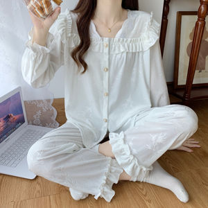 Winter Velvet Pajama <strong>Piyama</strong> <strong>Pyjamas</strong> Sets Long Night Suit Baju Tidur Pijamas Mujer Women's Sleepwear - Product Image 3