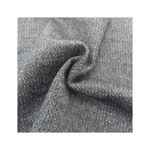 Một Bên Lụa Blend Len Vải Trọng Lượng Nhẹ Cắt Nhung Dệt Fleece Over Coating Dệt Cho Phù Hợp Với
