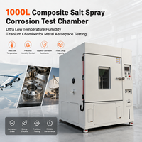 Chambre d'essai de corrosion par pulvérisation salée composite 1000L, chambre à titane à très basse température et humidité pour les tests aérospatiaux des métaux