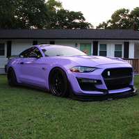 Film Vinyle Autocollant Premium Aurtek pour Enveloppement de Voiture, Brillant, Violet Lavande, Rouleau de 1,52*18m, Film pour Enveloppement de Carrosserie